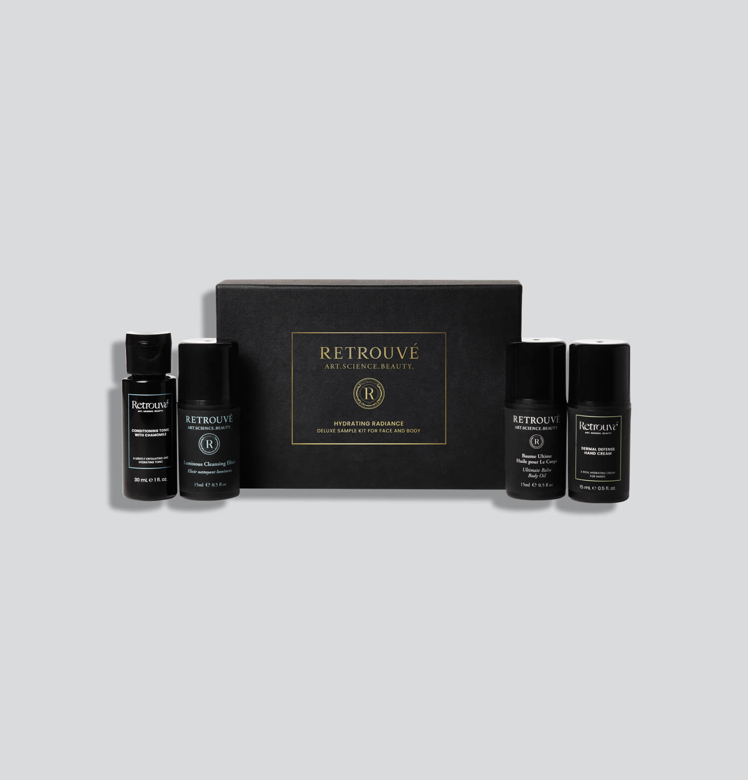 HYDRATING RADIANCE DELUXE SAMPLE KIT FOR FACE AND BODY